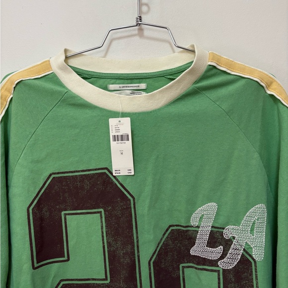 NWT By Anthropologie Oversized Sporty Tee Size Medium - Picture 6 of 14